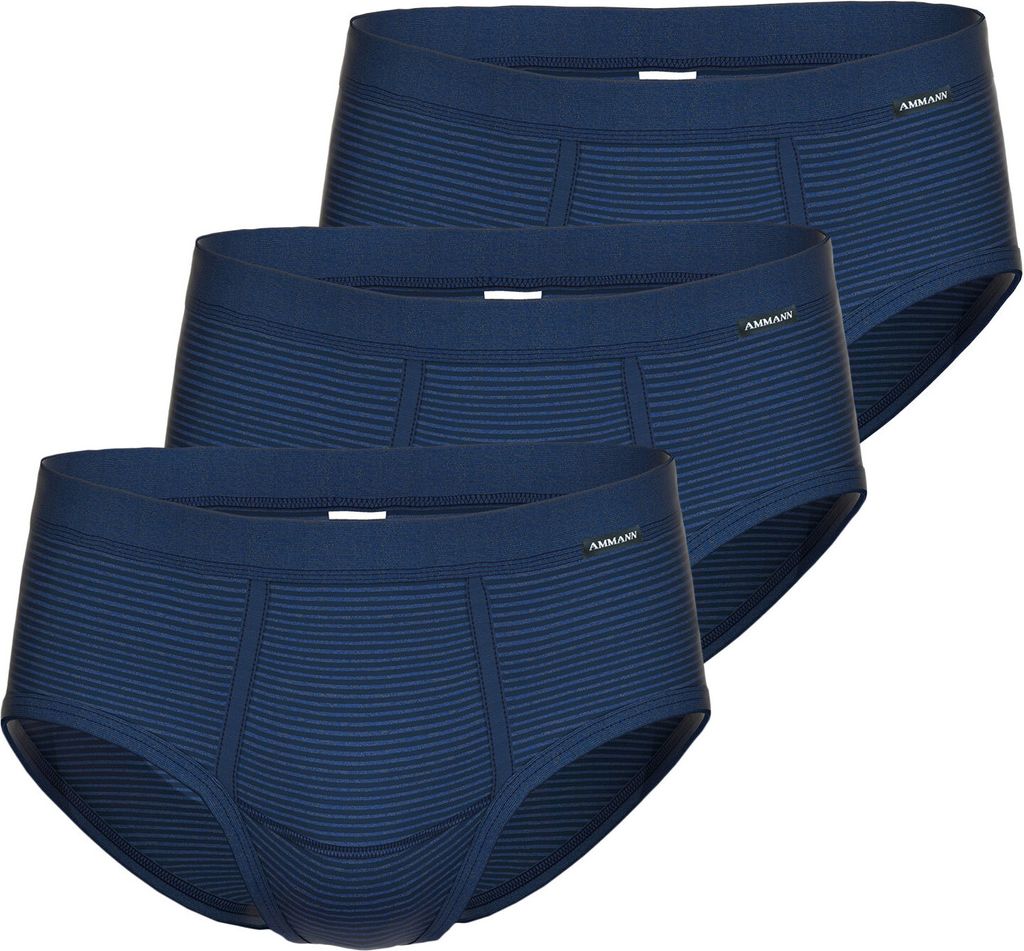 3er Pack AMMANN Herren Slip Brief Classic