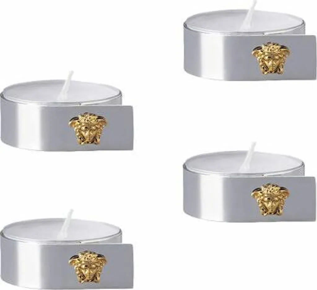 Bougies Versace Medusa : sublimez votre table avec ce lot de 4 luxe