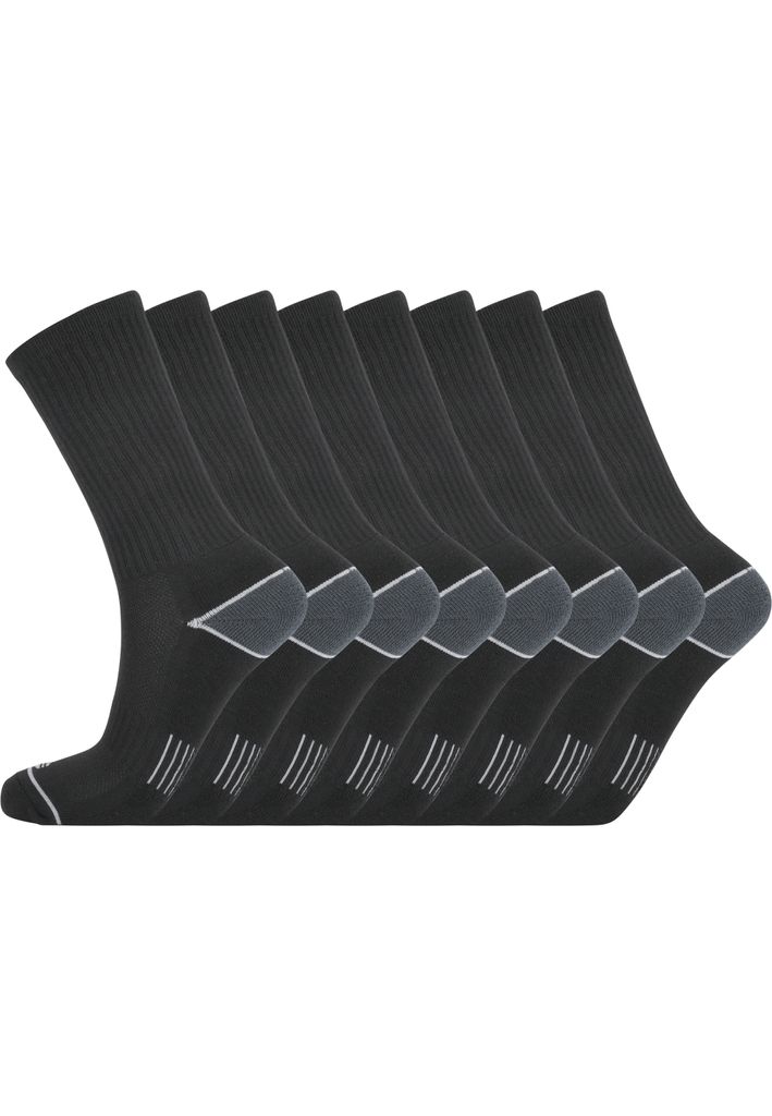 ENDURANCE Socken 8er-Pack Hoope in atmungsaktiver Qualität 1001 Black 35/38