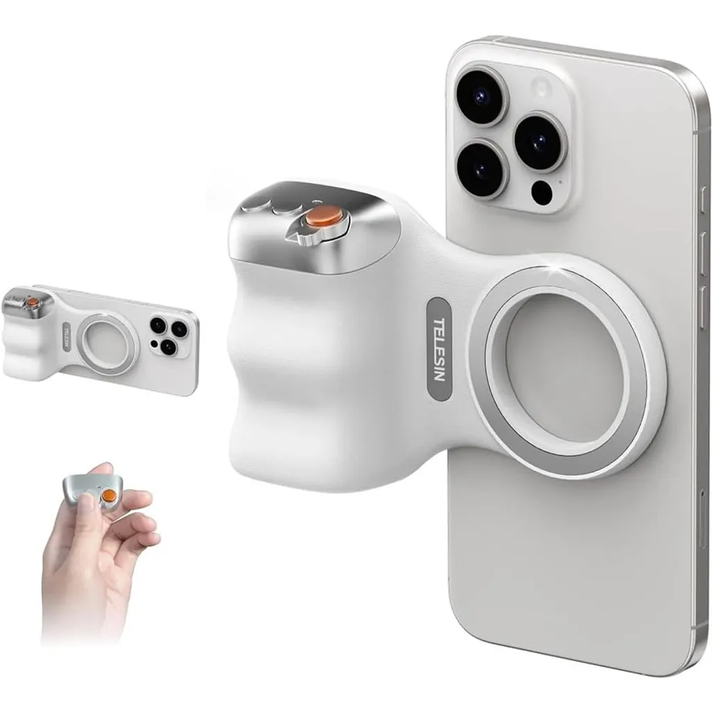 Support magnétique smartphone avec télécommande Bluetooth et filetage 1/4 - 2
