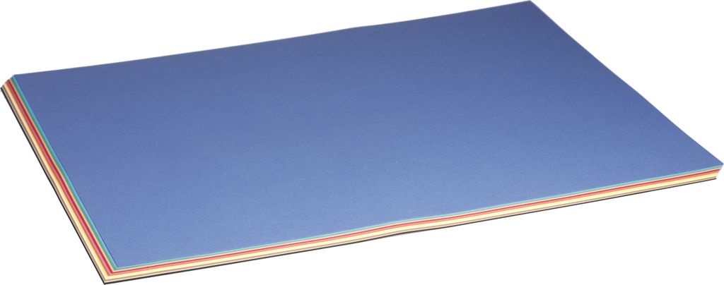 Clairefontaine Zeichenpapier 50x65 cm 160g, 24 Blatt, 12 Farben sortiert 960050C