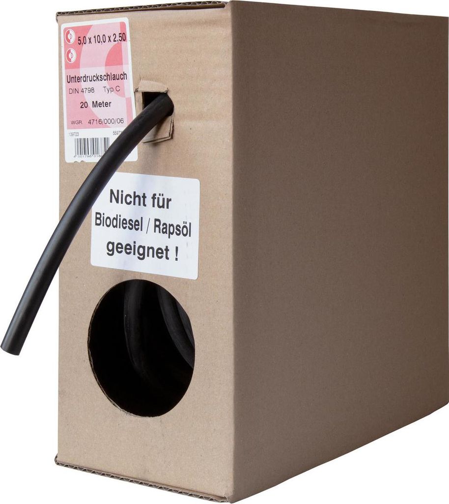 DRESSELHAUS Unterdruckschlauch, Für Abgastester, DIN 4798, T