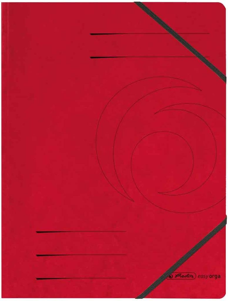 herlitz 11387172 Pince d'angle easyorga A4 carton rouge Image du produit 
