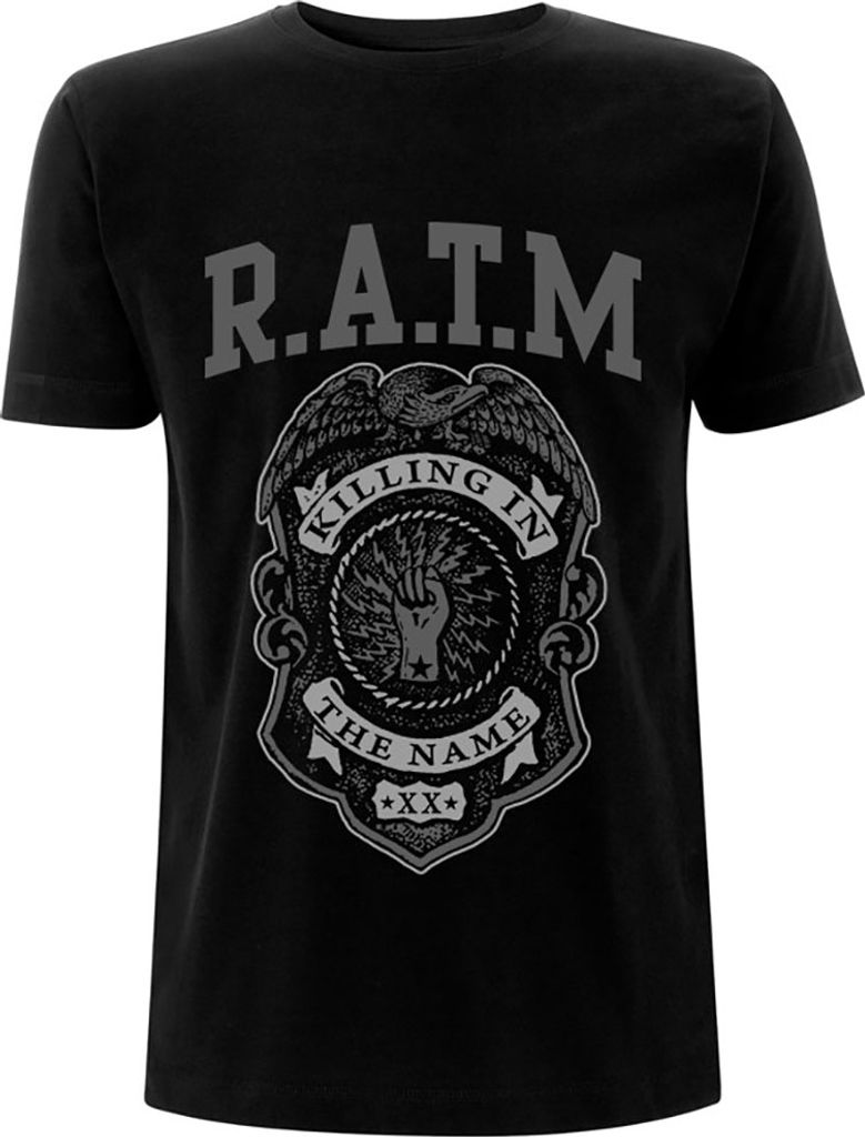 Rage against the machine - Police Badge, T-Shirt