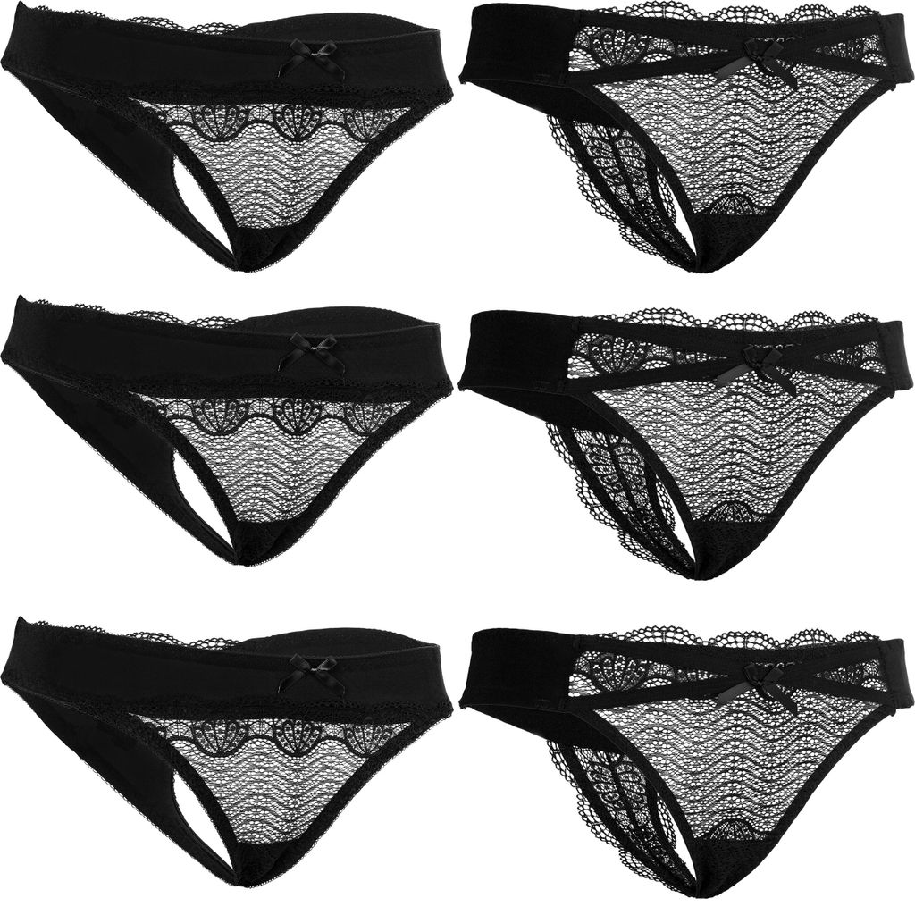 Fabio Farini - 6 Stück Damen String Tanga für Frauen - Produktbild 