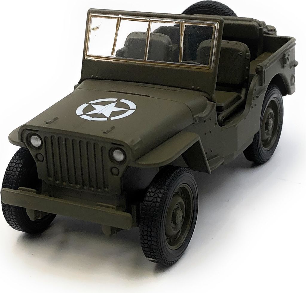 Onwomania Modellauto Armee Van Army Fahrzeug Grün Auto Mst. 1:34-39