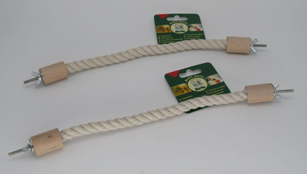 2er Set Vogel Sitz seil Sitzstange Stange Vogel Sittich Produktbild 