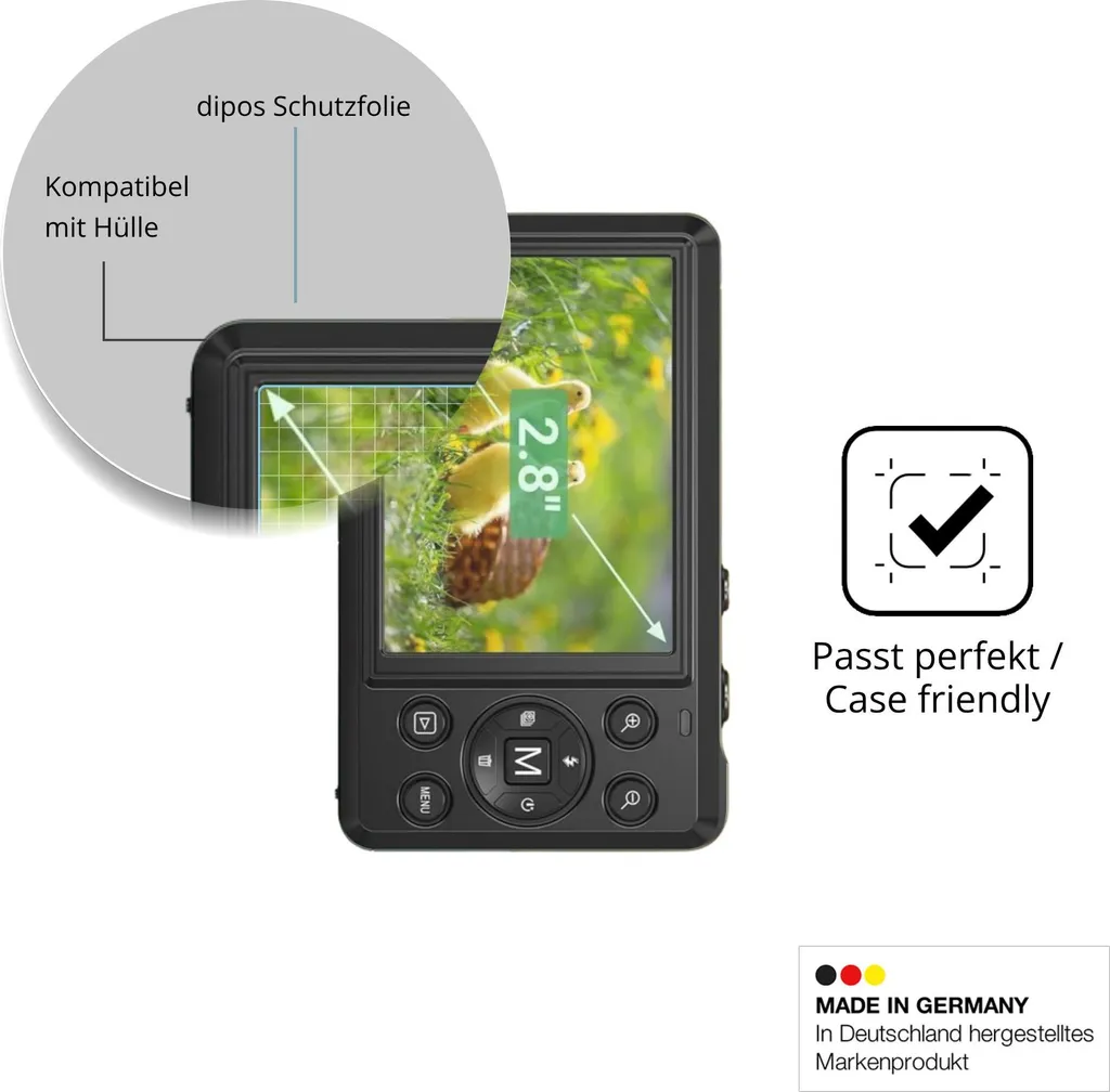Slabo 4 x Pellicola Protettiva per Display Compatibile con Kodak Ektra No Reflexion Opaca