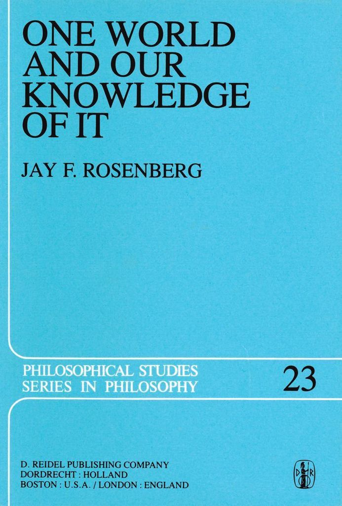 One World and Our Knowledge of It