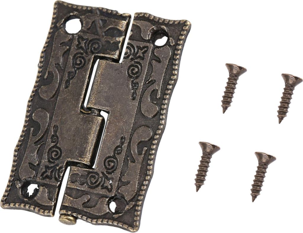 10Pcs 0-270 Antique Bronze Cabinet Jewelry Box Hinges Door Furniture Wood Case