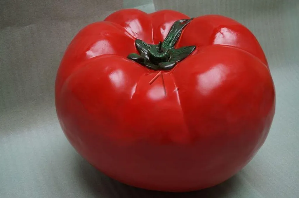 Décoration de Jardin Tomate Statue Design pour Balcon et Terrasse b412