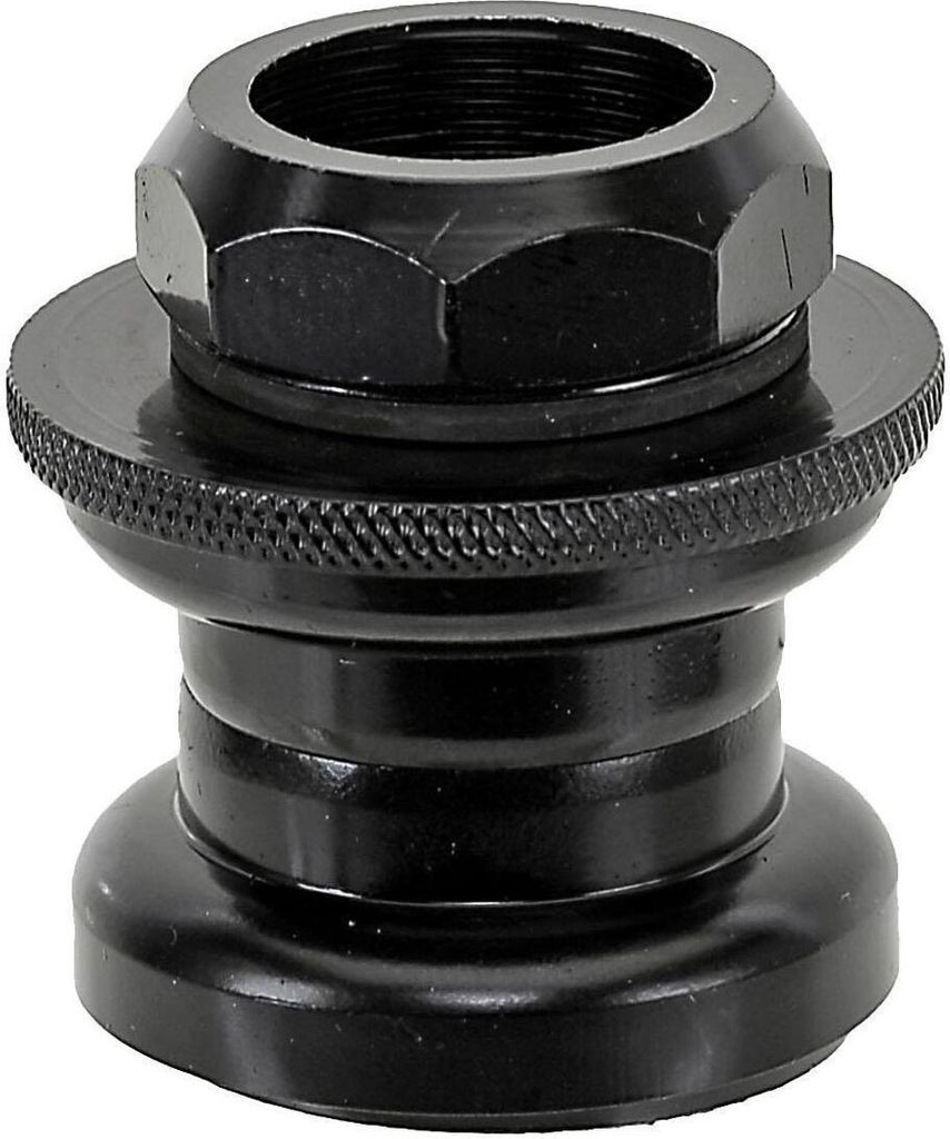 Cuffia per bicicletta Eco 1a in acciaio nero 1" Immagine del prodotto 