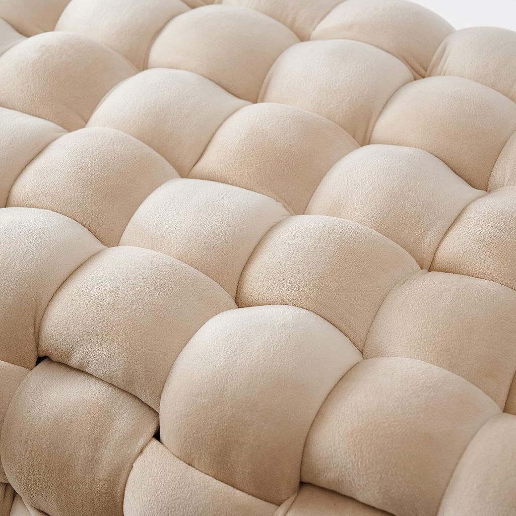 Theo&Cleo Moderner Velvet SitzBank, Quadratisch Produktbild 4