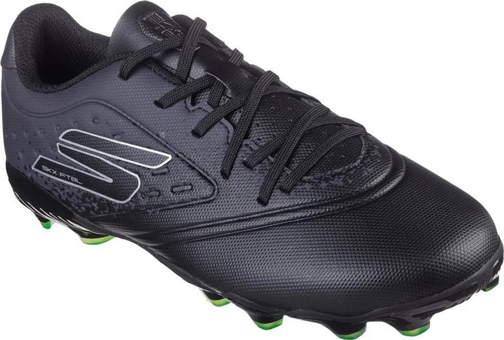 Skechers - "Razor 1.5" Fußballschuhe mit festem Boden für Kinder FS12247 (32 EU) (Schwarz/Silber)