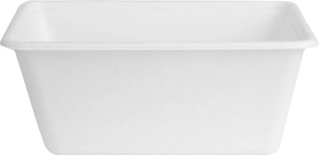 Bases de contenants alimentaires Fiesta en bagasse 1000ml x100 pièces