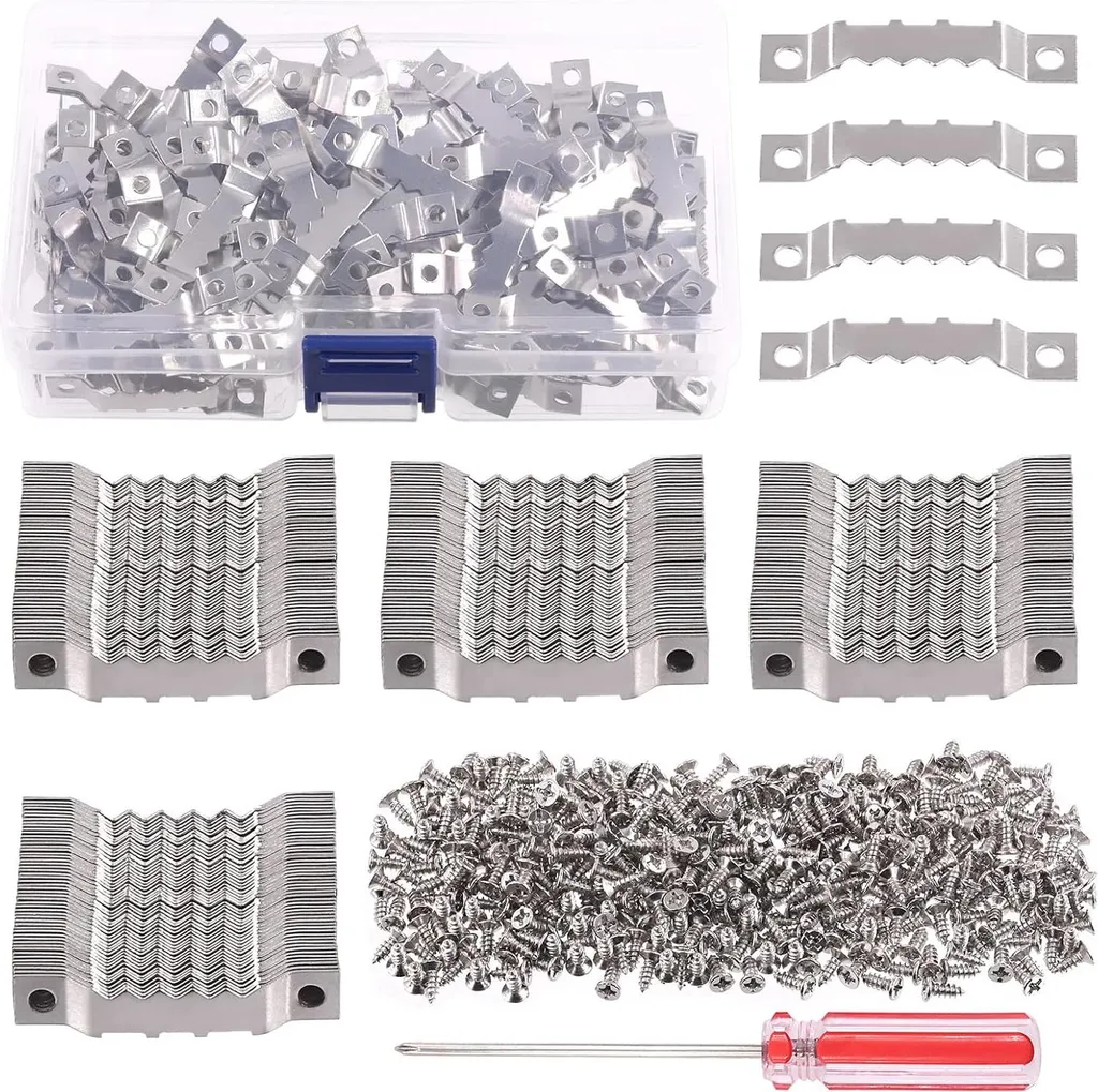 Attache pour tableau à crémaillère pour décoration murale | 600 pcs