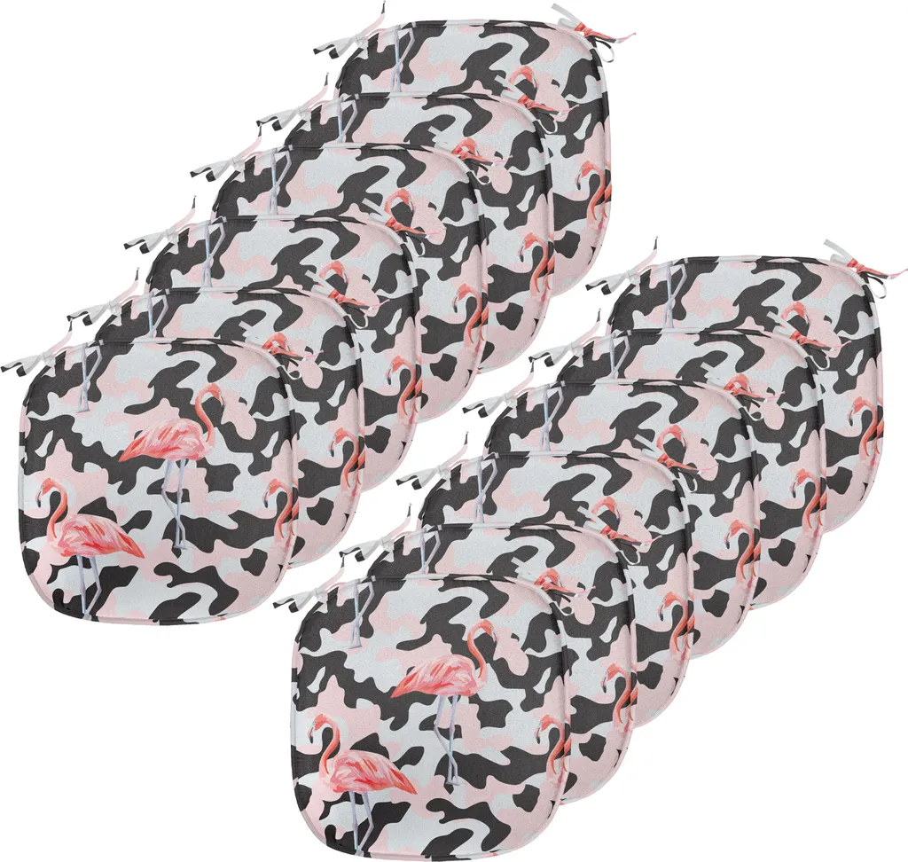 Coussin de Chaise Imperméable 40x40 cm Galette de Siège Camouflage