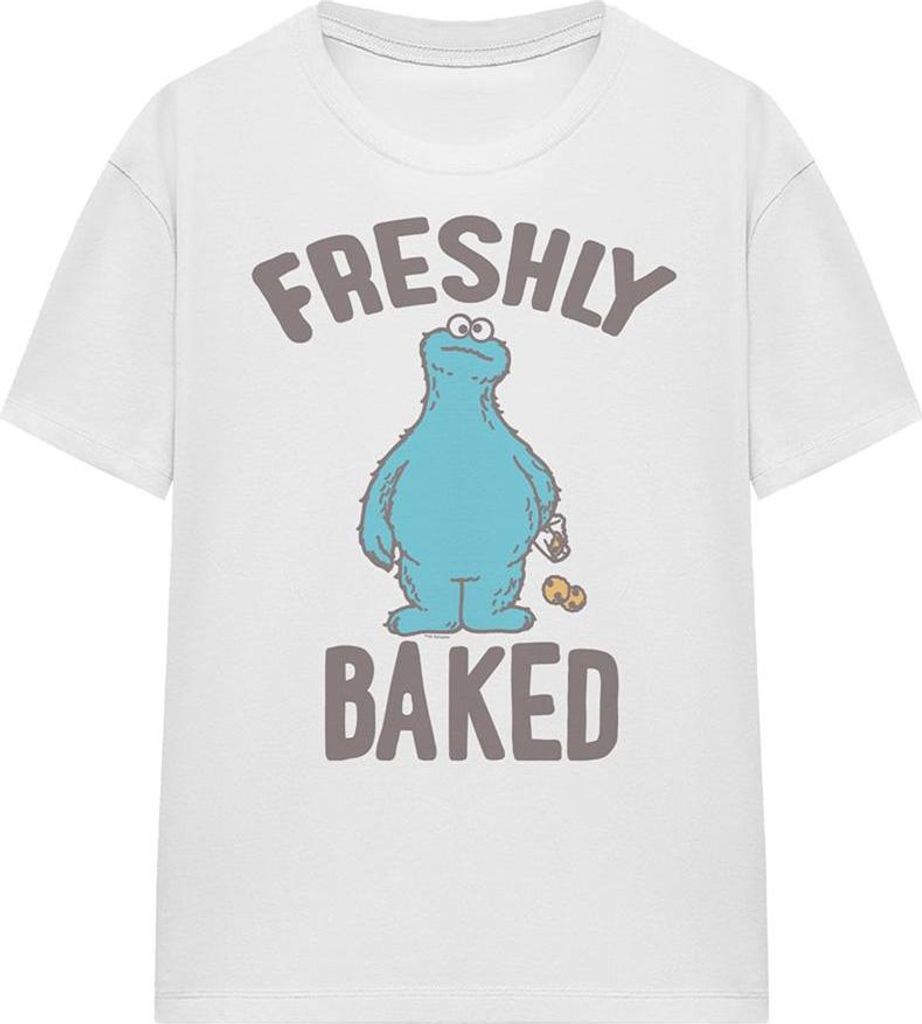 Sesame Street - "The Right Out The Oven" T-Shirt für Damen TV21869 (XXL) (Weiß)