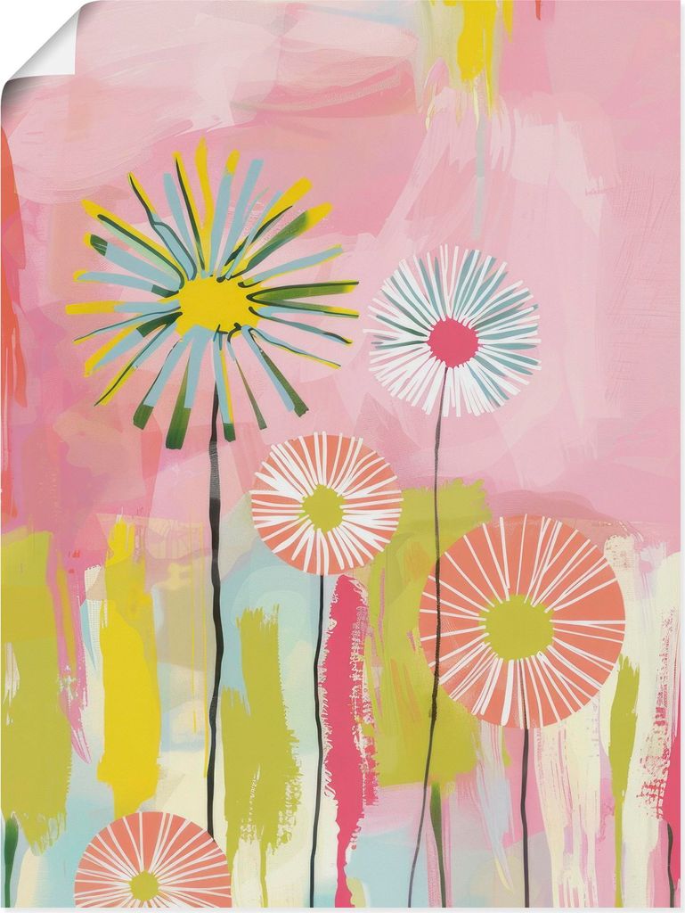 ARTland Poster Zarte Töne Größe: 30x40 cm
