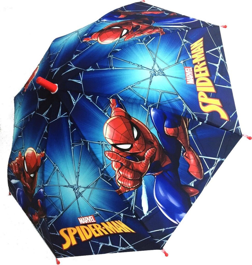 Spider-Man Stock-Schirm Regenschirm Kuppelschirm Produktbild 