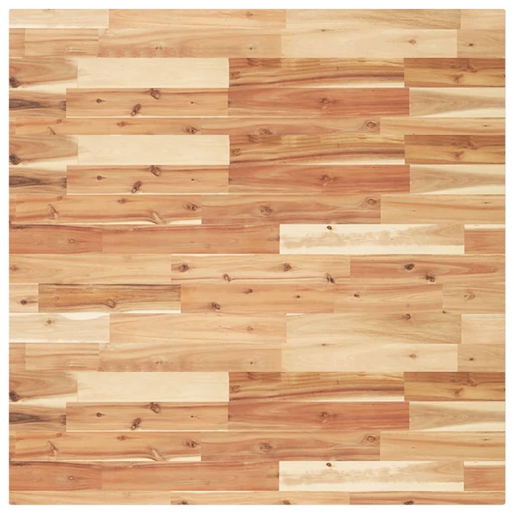 Tischplatte Quadratisch 90x90x4 cm Massivholz Akazie