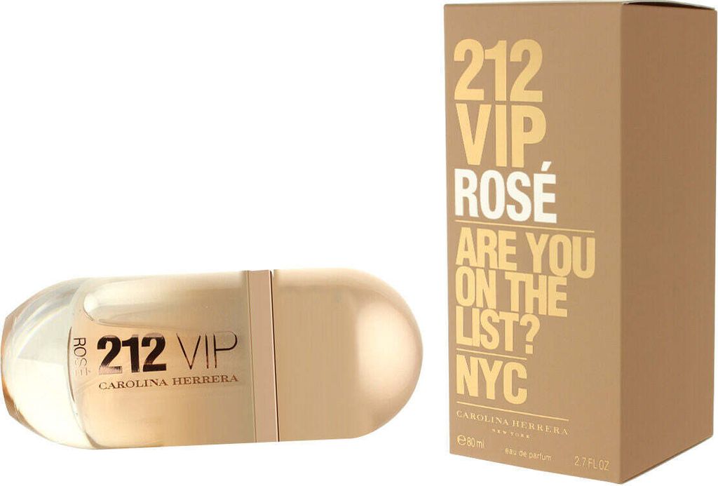 Carolina Herrera 212 VIP Rosé, Ženy, 80 ml, Rose, Jantar, Obrázek produktu 