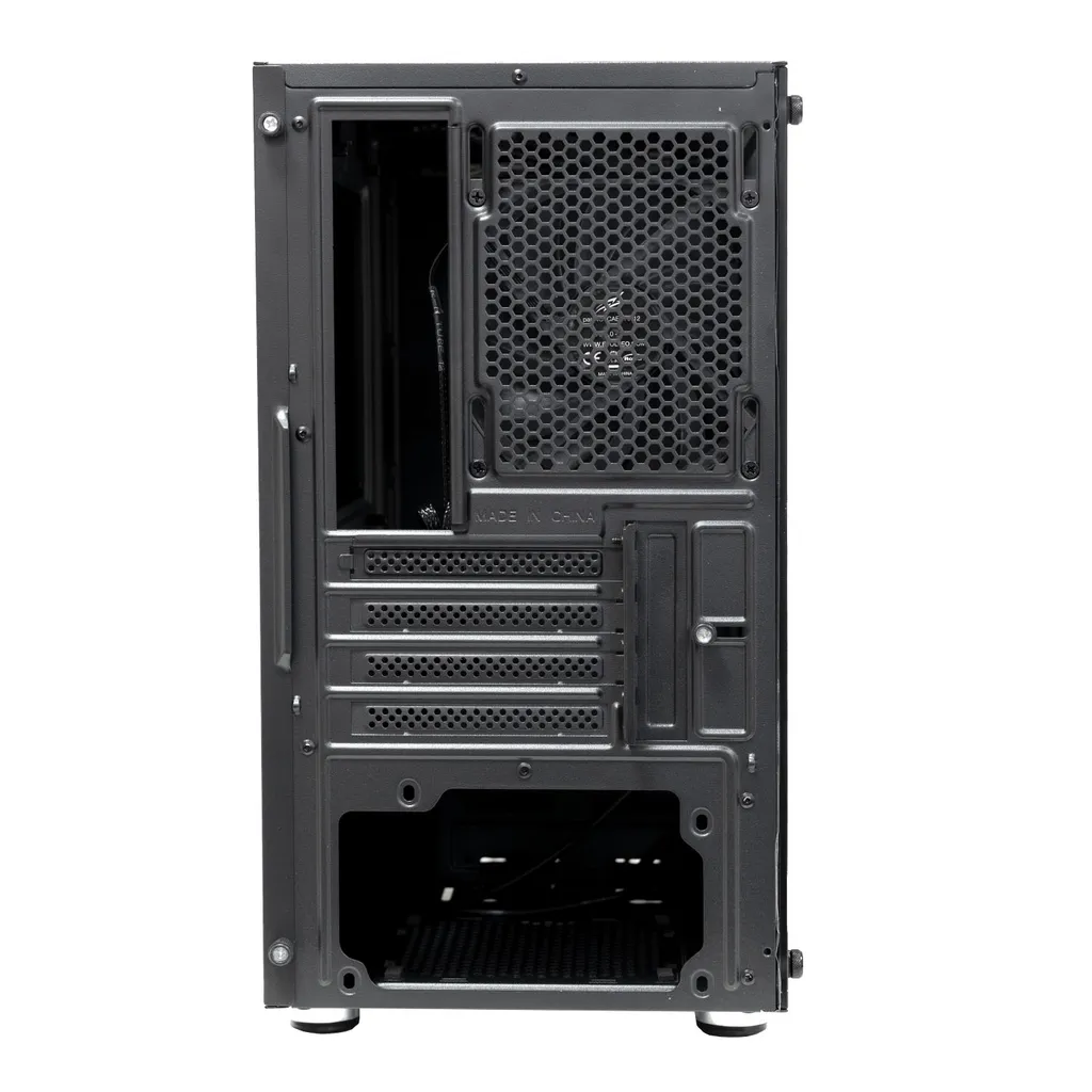 Boîtier PC Transparent EVOLVEO M4 Noir Format Compact Micro ATX et Silencieux - 5