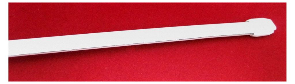 Vitrage Gardinenstange flach oval, Weiß, ausziehbar 80-100 cm