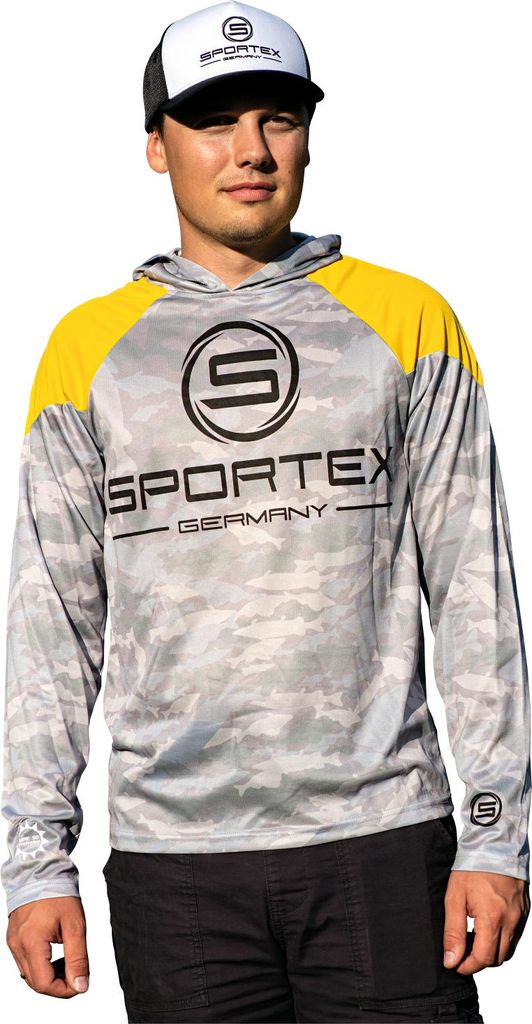 Sportex UPF-50 Shirt Herren (Yellow/Grey) Größe 2XL Produktbild 