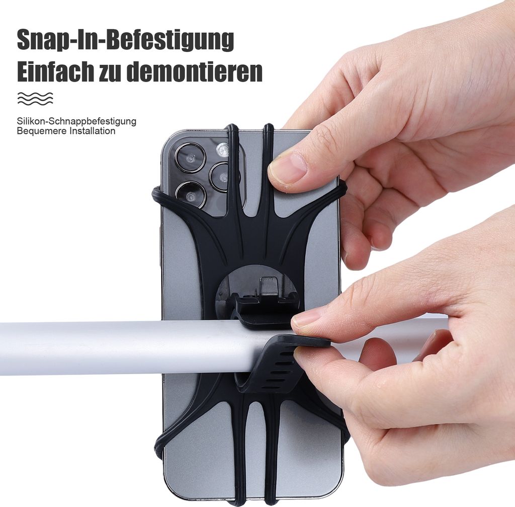 Fahrrad Handyhalterung Handy Halter Smartphone Universal Produktbild 4