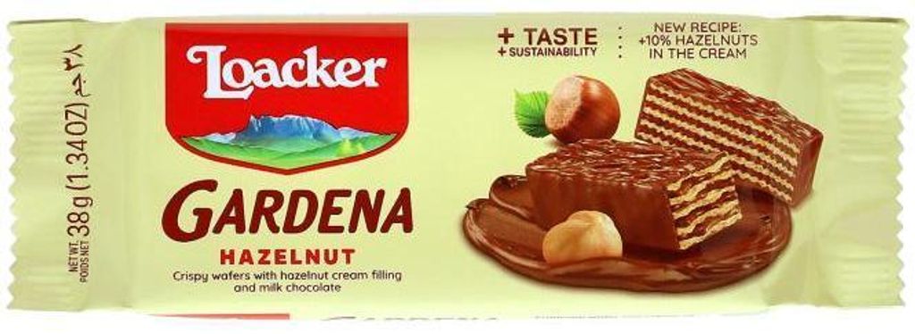 Loacker Gardena Hazelnut 38g Produktbild 