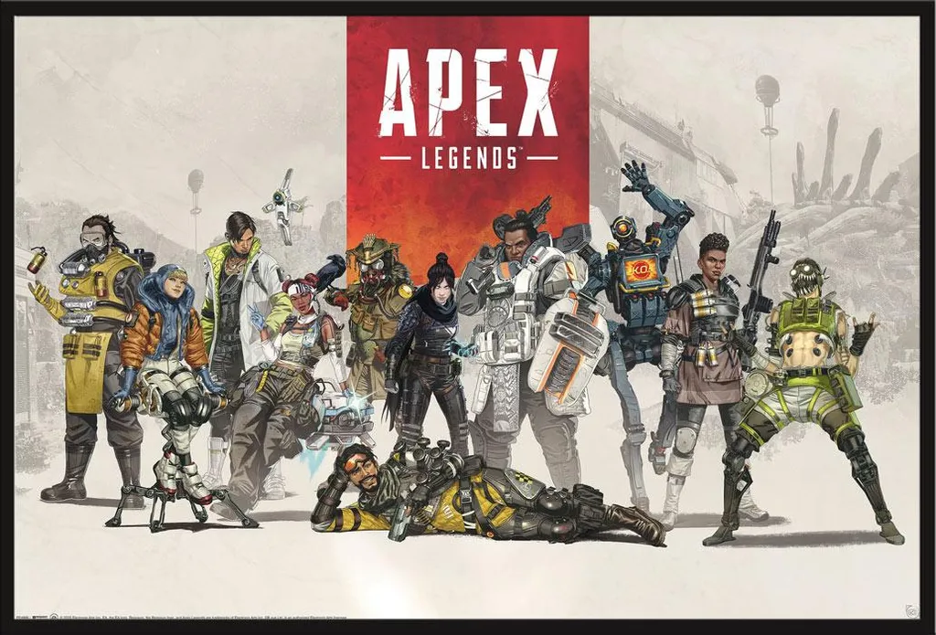 Poster Encadré Apex Legends avec Cadre Interchangeable Shinsuke Maxi Noir