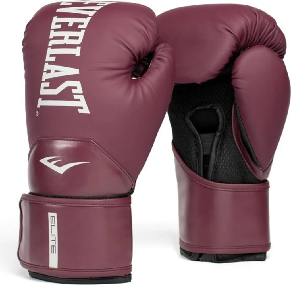 Everlast Elite 2 Gants de boxe Bordeaux 16oz - Équipement de Combat Pro