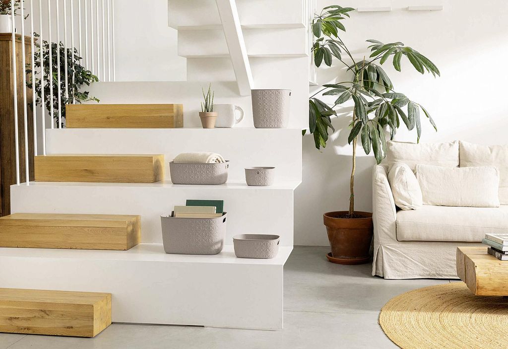 Curver Softex-Aufbewahrungskorb m 12,5 l Taupe