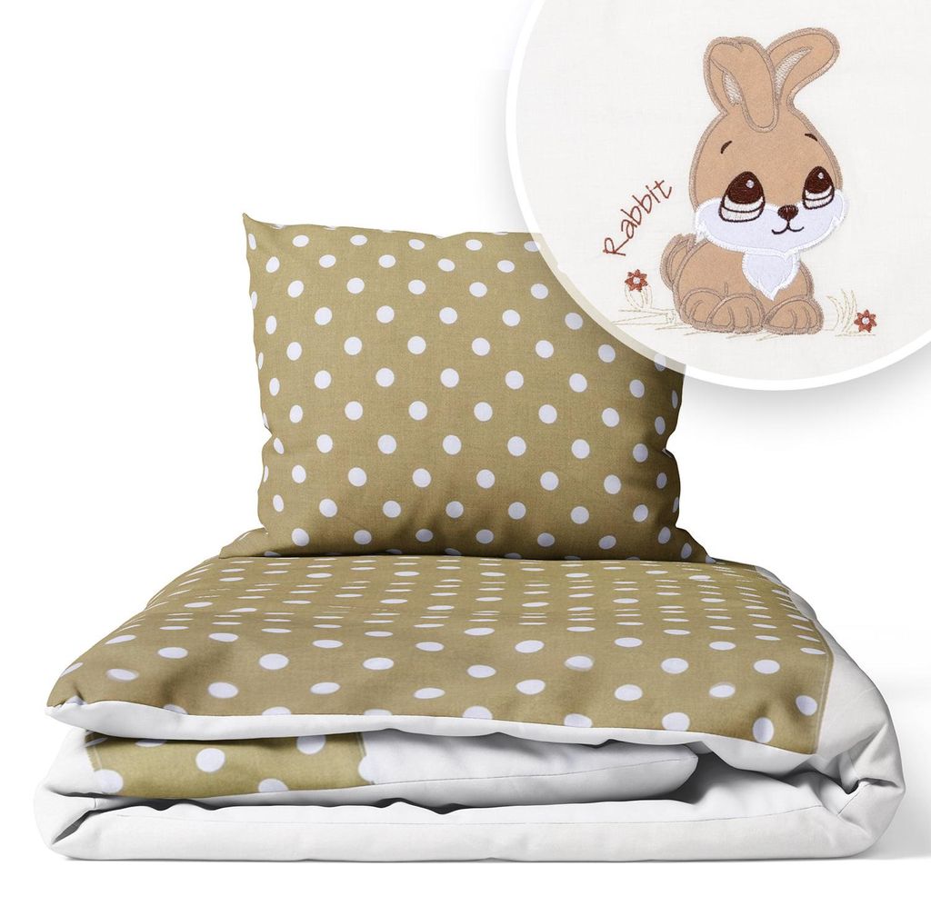 Kinderbettwäsche 90x120 Baumwolle Baby Bettwäsche Set 90x120 + 40x60 Kissenbezug Jungen & Mädchen Kleinkind Bettbezug