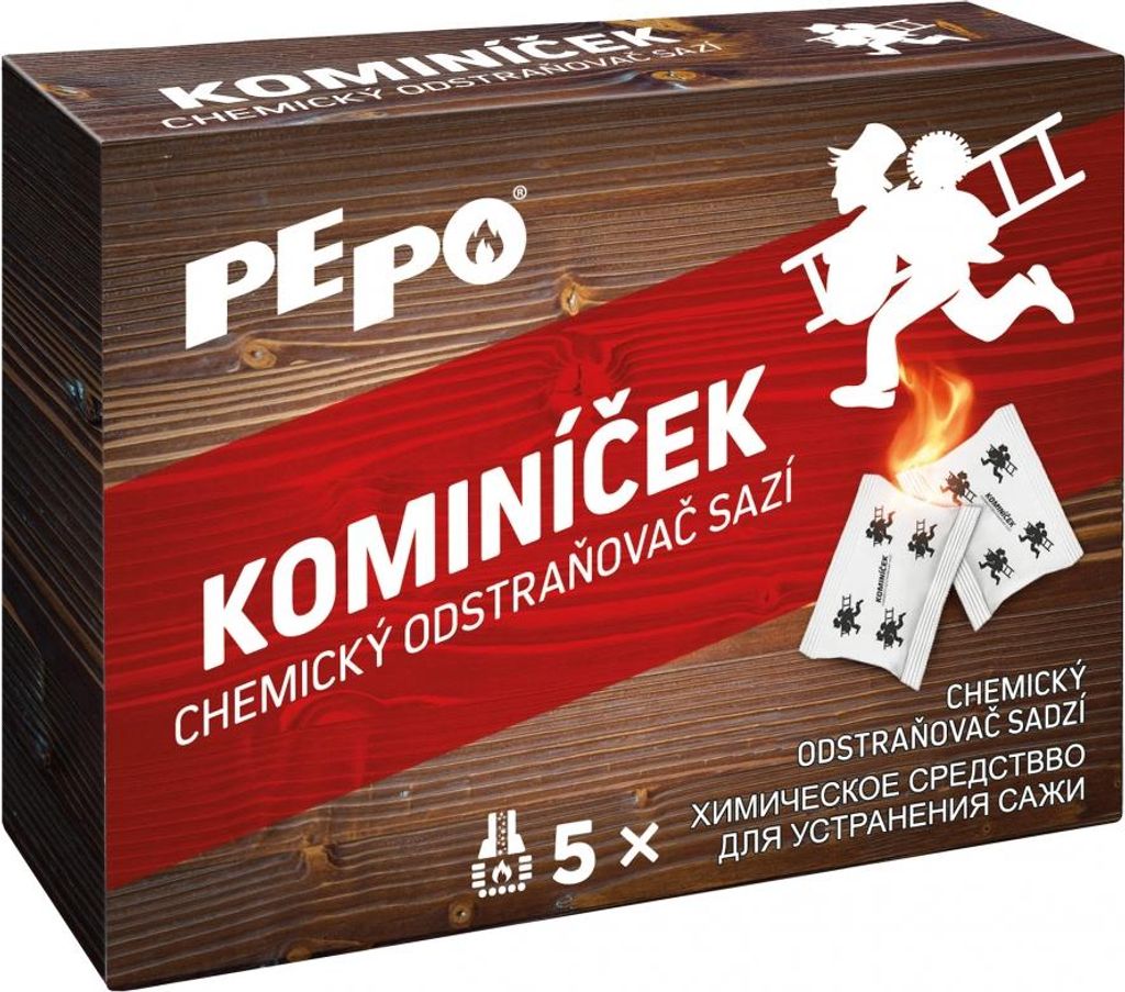 PE-PO Schornsteinfeger 5 Stück für Rußentfernung und Brandprävention mit katalytischer Reaktion