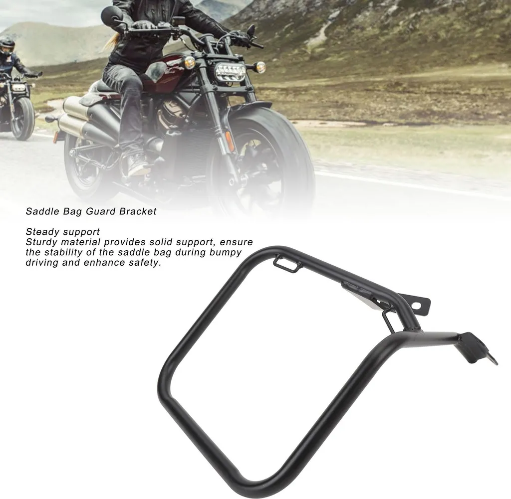 Support métallique robuste pour sacoches RH1250S 1250S noir mat