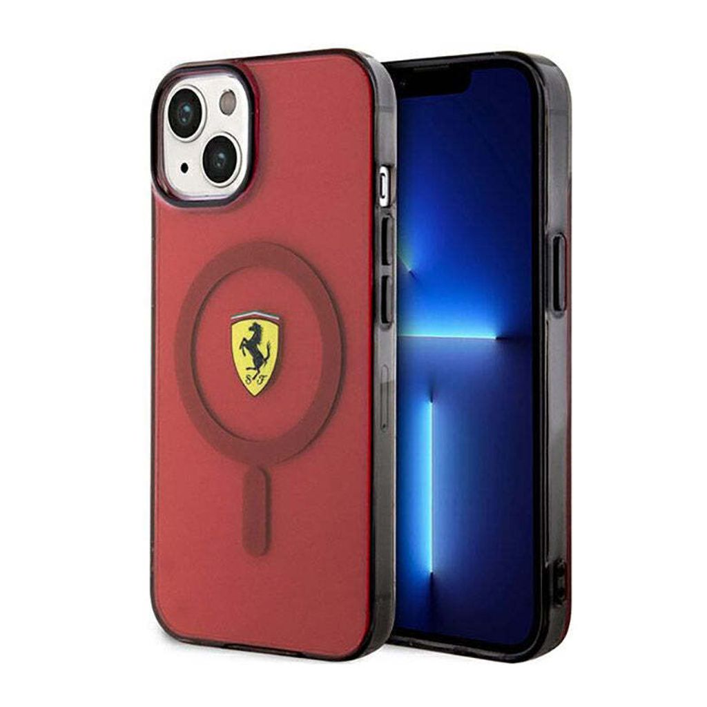 Etui Ferrari Fehmp14Surkr Na Iphone 14 - Czerwone Zdjęcie produktu 