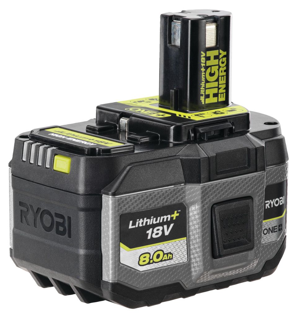 RYOBI ONE+ HIGH ENERGY Li-Ion Akku 8.0Ah Produktbild 