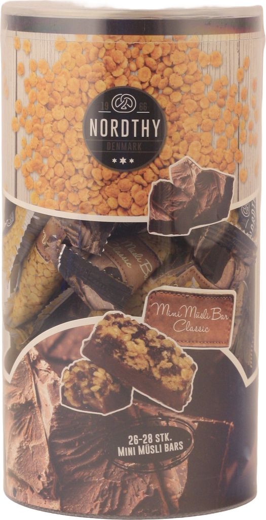 Nordthy Mini Müsli Bar classic mit Vollkornflocken und Produktbild 