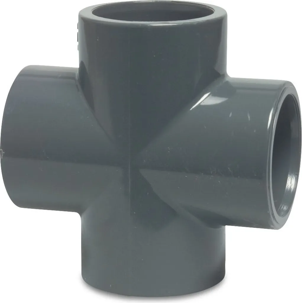 Passaggio Serbatoio Mega PVC-U 20mm 16 Bar Grigio per Irrigazione