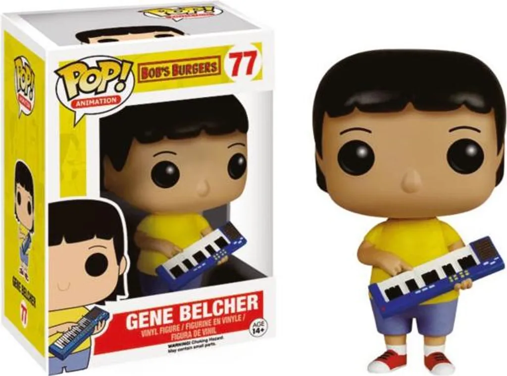 Funko Pop Gene Belcher Bob's Burgers Figurine Vinyl Détails Authentiques