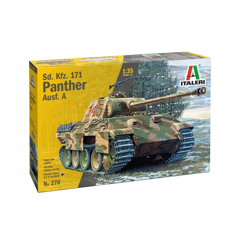 Kit maquette tank Panther Ausf A Sd.Kfz. 171 à l'échelle 1:35 (0270)