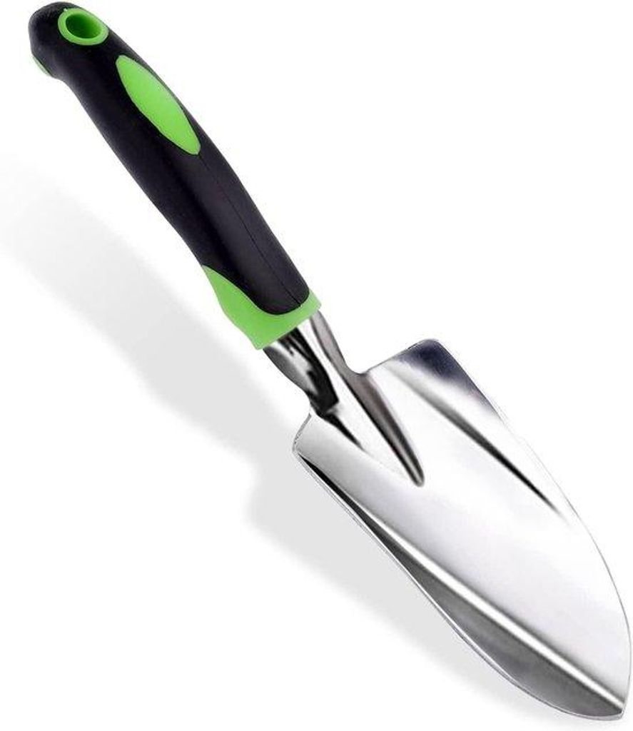 Ergonomische handgreep, rubberen antislip, handbrede schop, tuincadeau