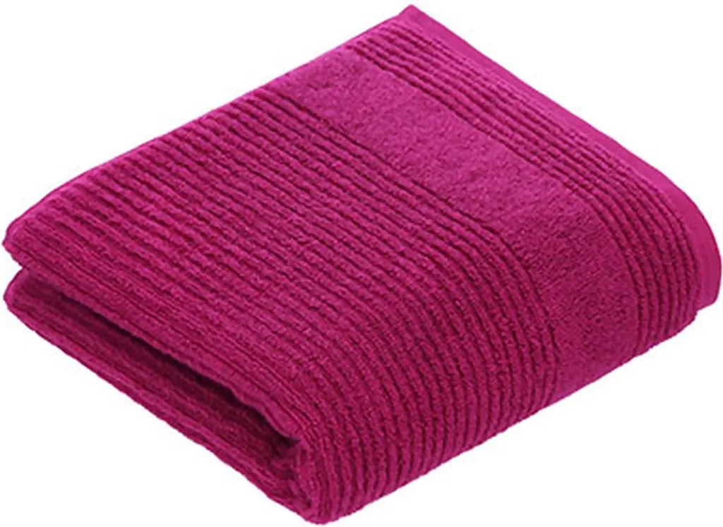 Asciugamano Vossen Domani Rosso Mirtillo: Il Must-Have per un Bagno IG-Worthy