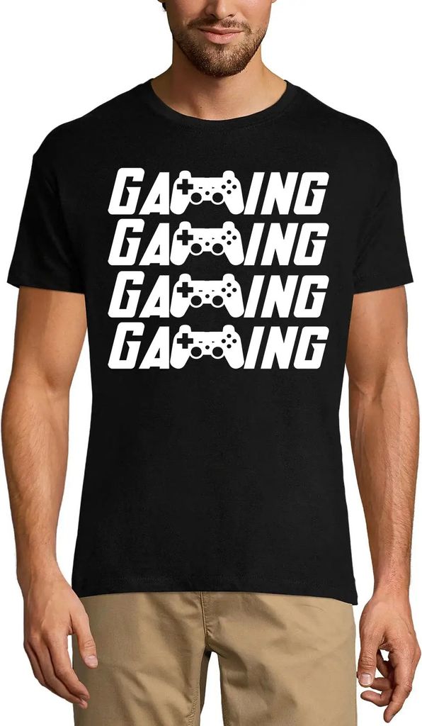 Herren Grafik T-Shirt Spielmodus auf Humor Gamer – Game Mode On Humor Gamer – Öko-Verantwortlich Vintage Jahrgang Kurzarm Lustige Druck Geburt...