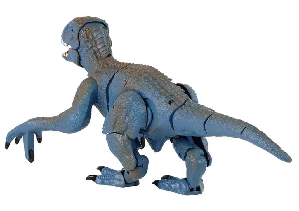 Dinosaure Vélociraptor Bleu Télécommandé pour Enfant : Jeu et Cadeau
