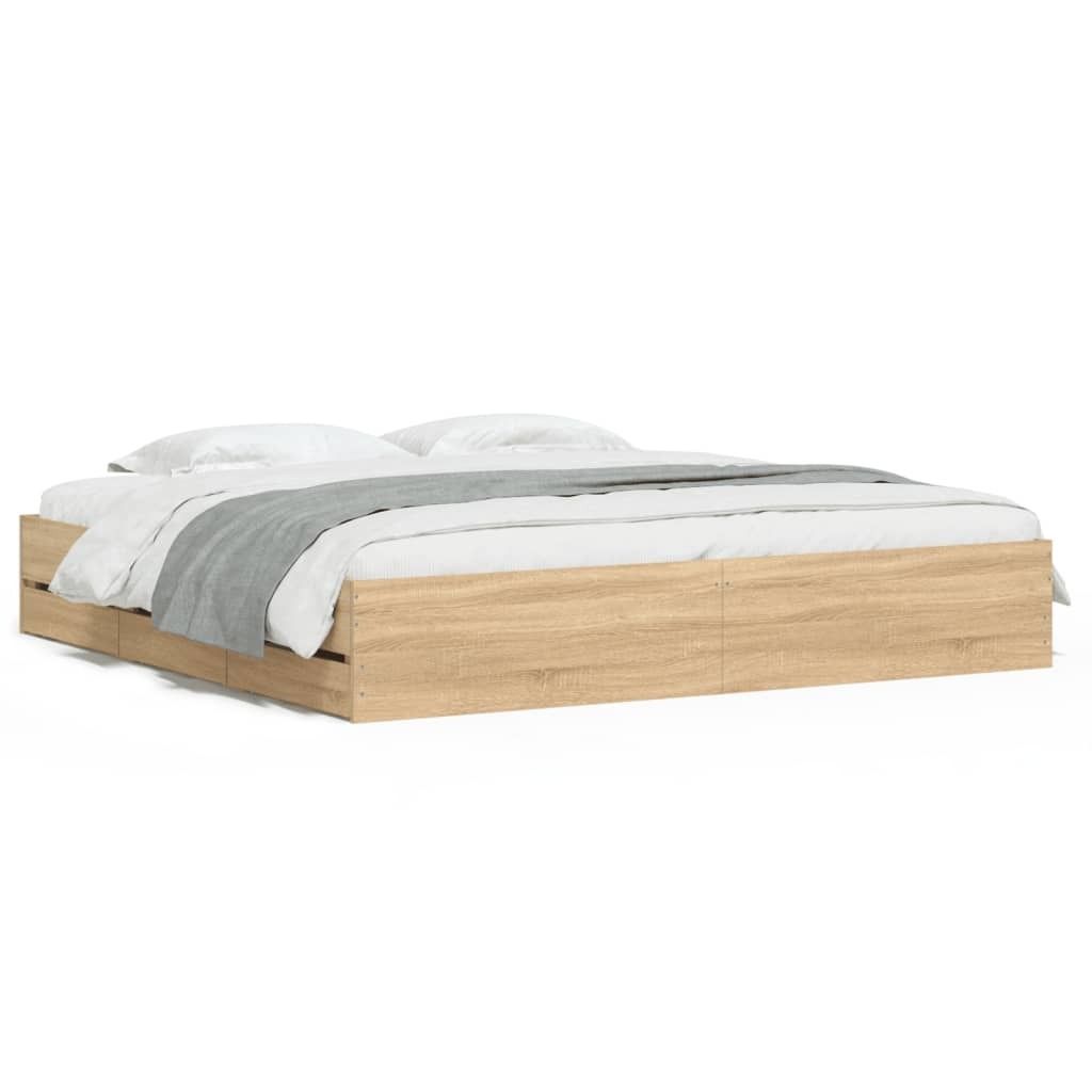 VidaXL 3207254, Eiche, 183 cm, 2,03 m, 33 cm, 1800 x 2000 Produktbild 