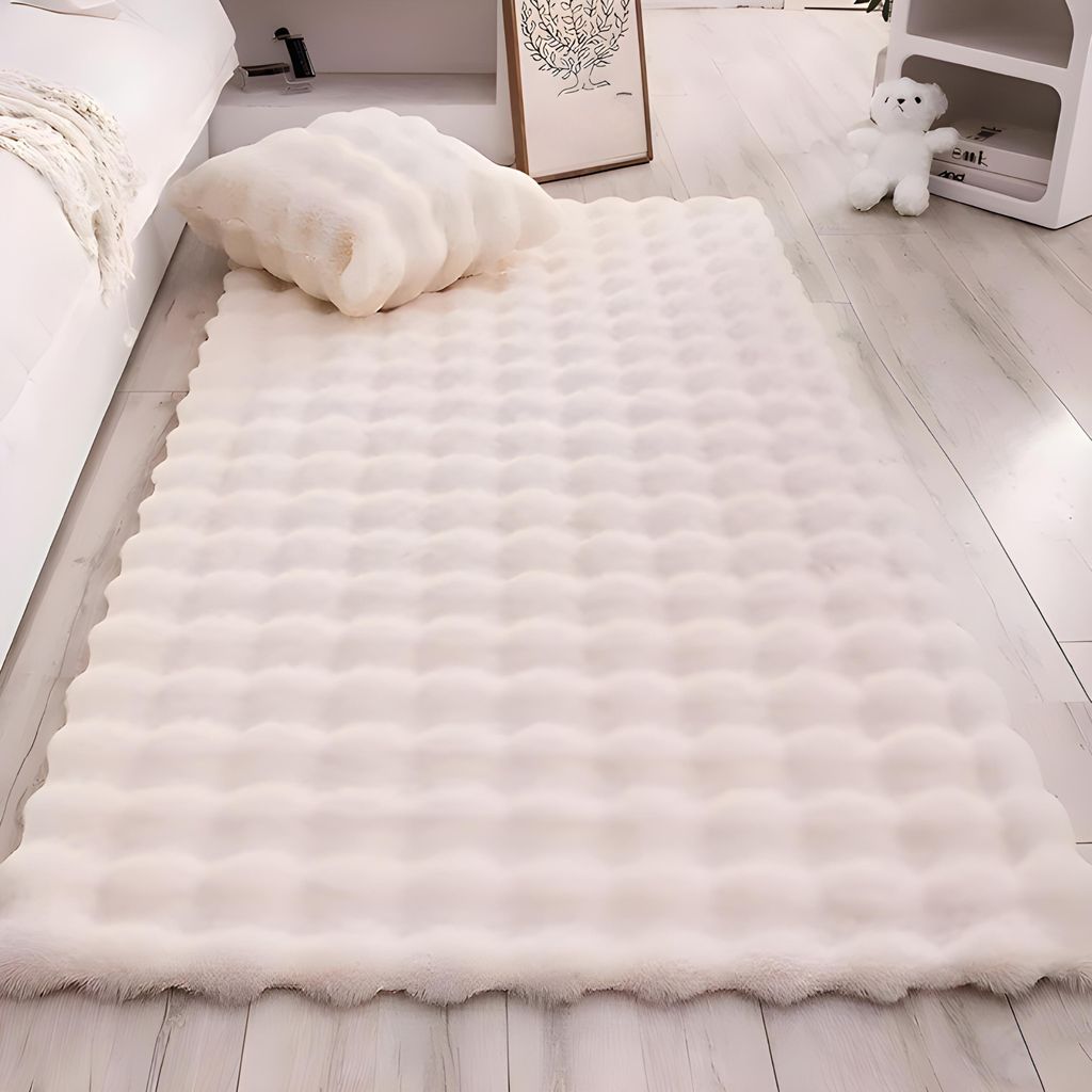 Kuschelteppich Flauschiger Teppich Wohnzimmerteppich Produktbild 