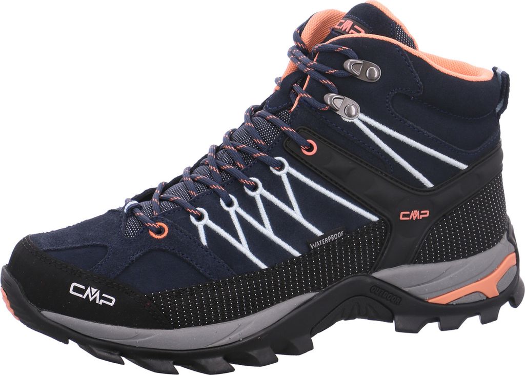 CMP Rigel Mid Trekking WMN WP Wanderschuh Blau